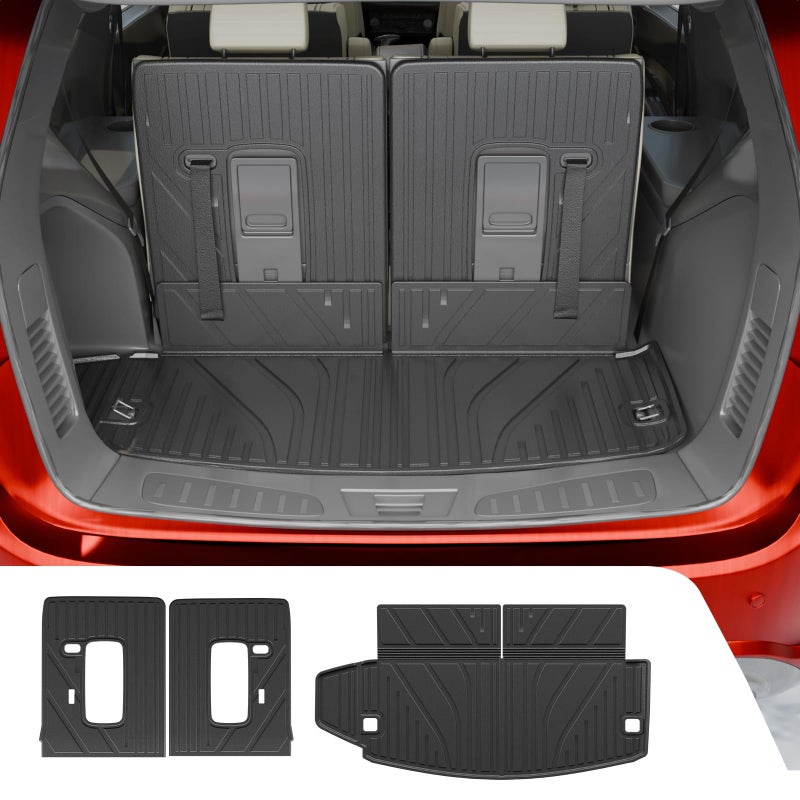 Dattumar Cargo Liner Compatible with 20162024 2025 Dodge Durango 67 Seater Trunk Mat Cargo Mat All Weather Back Seat Cover Protector 2024 Durango Accessories
