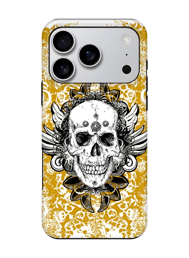 Stylizedd Tough Pro Magnetic Case for iPhone 17 Pro, Dual Layer hybrid PC + TPU Mobile Cover Matte - Skull Cult