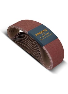 110000 4 X 24 Inch Sanding Belts 10Pk 60 Grit Aluminum Oxide Belt Sander Sanding Belt Sandpaper For Oscillating Belt And Spindle Sander