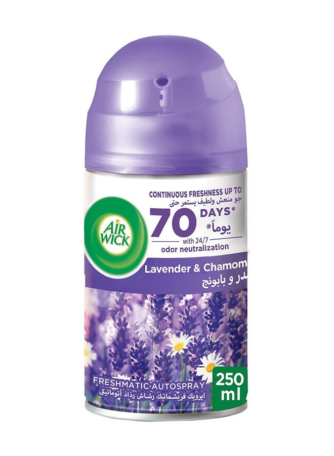 Air Wick Air Freshener Freshmatic Auto Spray Gadget with Refill - Lavender & Chamomile Fragrance 250ml Pack of 2 - Image 2