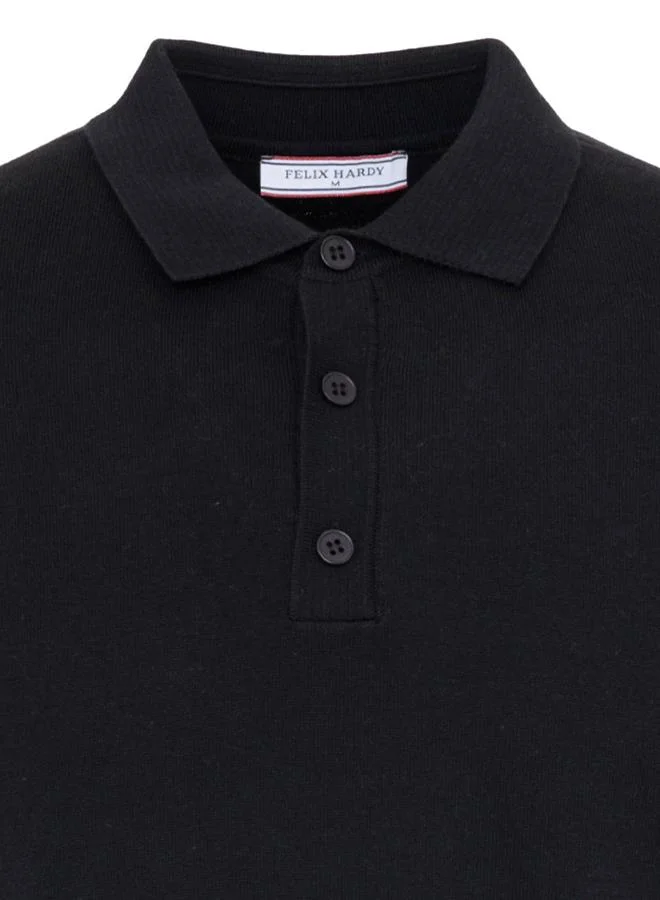 FELIX HARDY Beige-Black Men's 100% Cotton Polo Shirt Short Sleeve Pack of 2 for Men | Best Price UAE