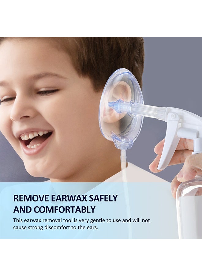 DUNISO Ear Cleaning Kit with Basin,Ear Wax Removal Tool for Ear Hygiene,Safe and Effective to Clean , Manual Ear Irrigation Flushing System for Adults & Kids - Image 2