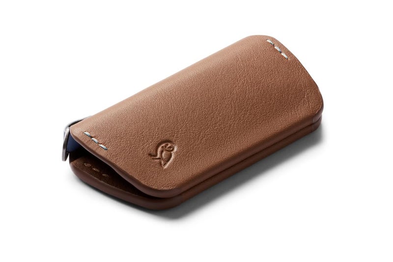 Bellroy Key Cover  Third Edition Leather Key Holder Holds 2  4 Keys  Hazelnut
