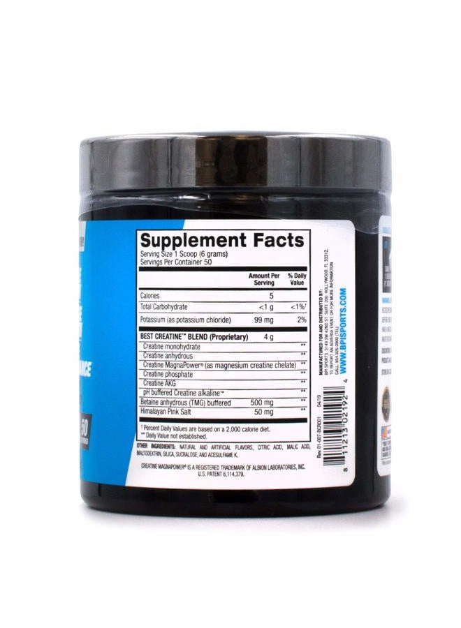 BPI SPORTS Best Creatine – Creatine Monohydrate, Himalayan Salt – Strength, Pump, Endurance, Muscle Growth, Muscle Definition – No Bloat – Fruit Punch – 50 servings – 10.58 oz. - Image 2