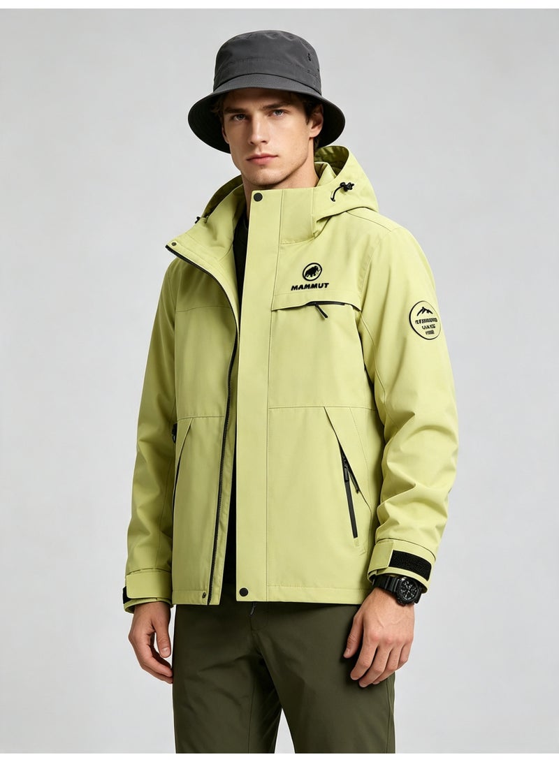 Mammut Men's and women's outdoor jacket windproof waterproof hooded mountaineering jacket - Image 1