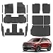 KARPAL Floor Mats for 2024 2025 2026 Chevy Traverse 7 Seats 2025 2026 Buick Enclave 7 Seats Captain Chairs AllWeather TPE Custom Fit Floor Liners Car Accessories - Image 2