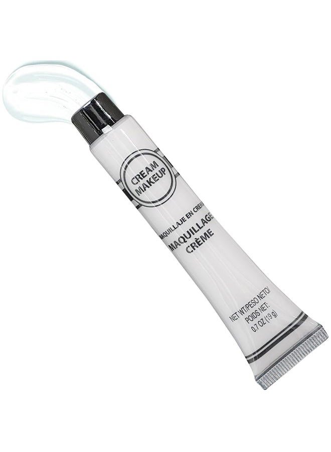 Amscan White Cream Makeup Costume Accessory - 0.7 Oz, 1 Count - Bold and Long-Lasting - Easy-to-Apply & Full Coverage For Exceptional Transformations - Image 1