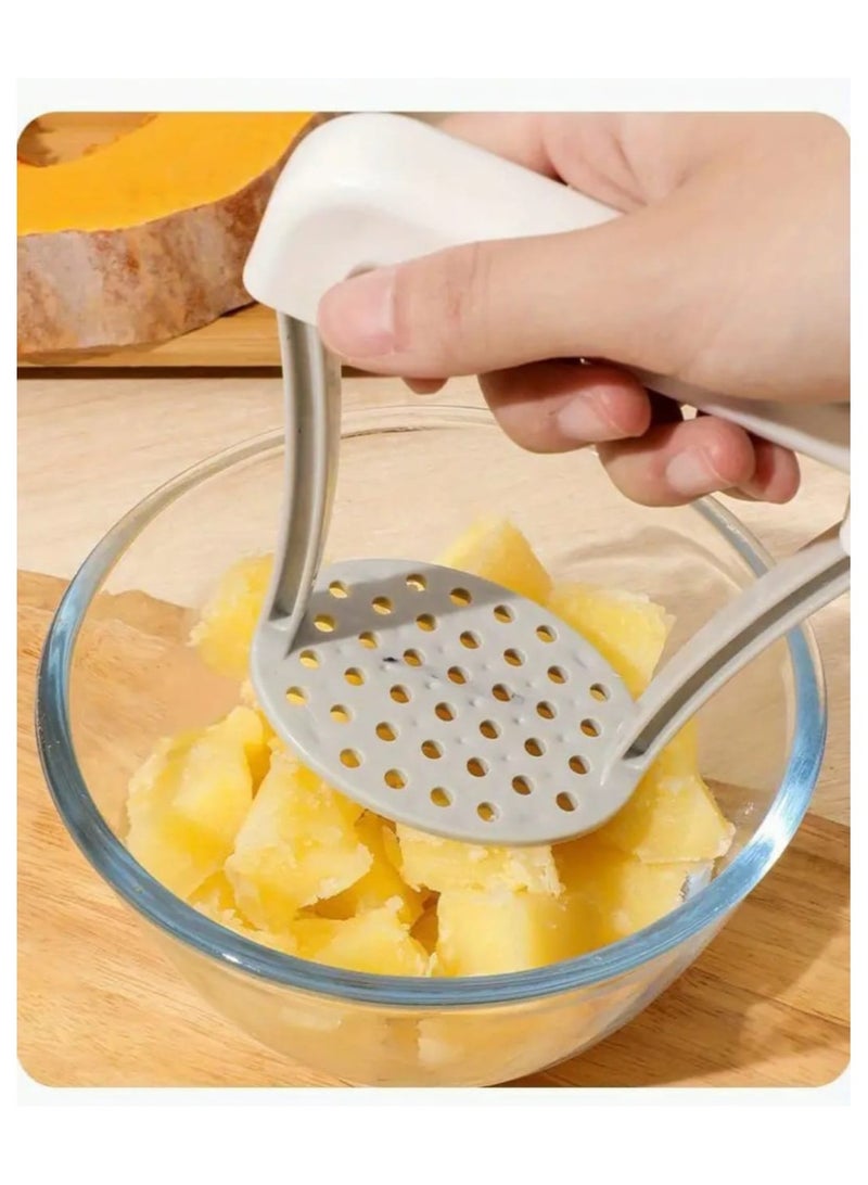 LDQ 1 Pcs Potato Masher, Kitchen Masher with Non-Slip Handle, Mannual Fruit Masher,Potato Ricer, Potato Press, Vegitable Crusher, Kitchen Stuff,