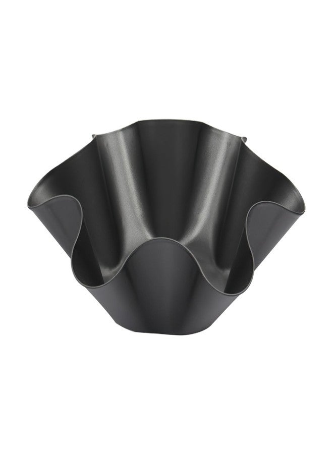 Cielasis 2 Pack 8.5" Nonstick Large Taco Shell Bowl - Carbon Steel Tortilla Maker Shell Pans Baking Molds Tostada for Frying Salad Bowls - Image 2