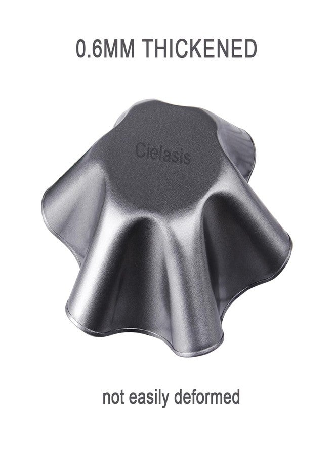 Cielasis 2 Pack 8.5" Nonstick Large Taco Shell Bowl - Carbon Steel Tortilla Maker Shell Pans Baking Molds Tostada for Frying Salad Bowls - Image 4