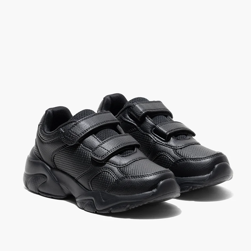 AMICA Amica Kids School Shoes feature high-quality vegan leather, Double Velcro closure, cushioned memory foam insoles, and an anti-slip rubber outsole for lightweight, breathable all-day comfort and durability.