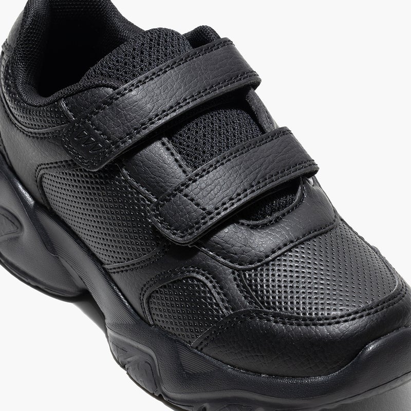 Amica Kids School Shoes feature high-quality vegan leather, Double Velcro closure, cushioned memory foam insoles, and an anti-slip rubber outsole for lightweight, breathable all-day comfort and durability. - Image 4