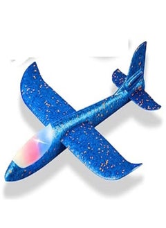 Generic Hand-launch foam glider plane toy, fun outdoor sport plane model for kids (Blue).  - Image 1