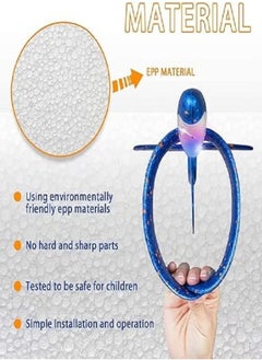 Generic Hand-launch foam glider plane toy, fun outdoor sport plane model for kids (Blue).  - Image 3