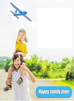 Generic Hand-launch foam glider plane toy, fun outdoor sport plane model for kids (Blue).  - Image 4