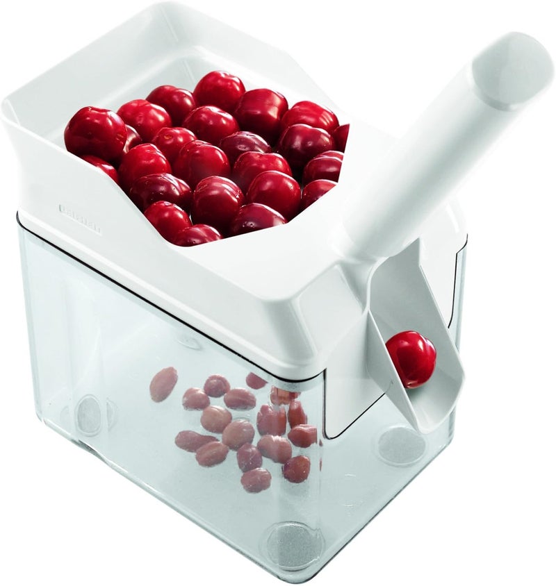 Leifheit 37200 Cherry Pitter with Stone Catcher Container - Efficient Cherry Stone Remover Tool - Image 1