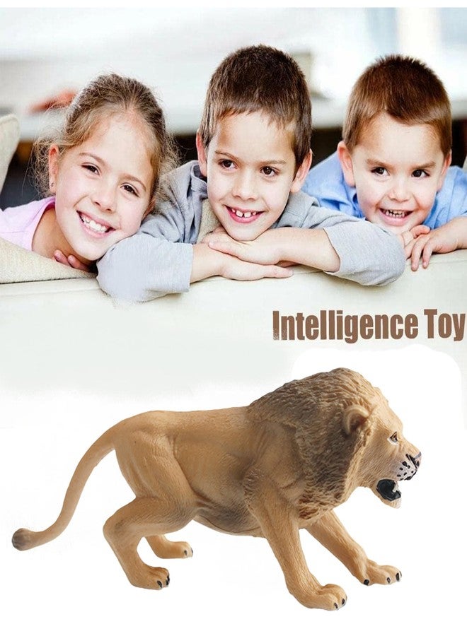 Vihaanta Lion King Toys, Animal Toys, Realistic Roaring Lion Statue, Durable Animal Figure for Cake Decor, School Projects, Home Decor, Collectible Display - Image 3