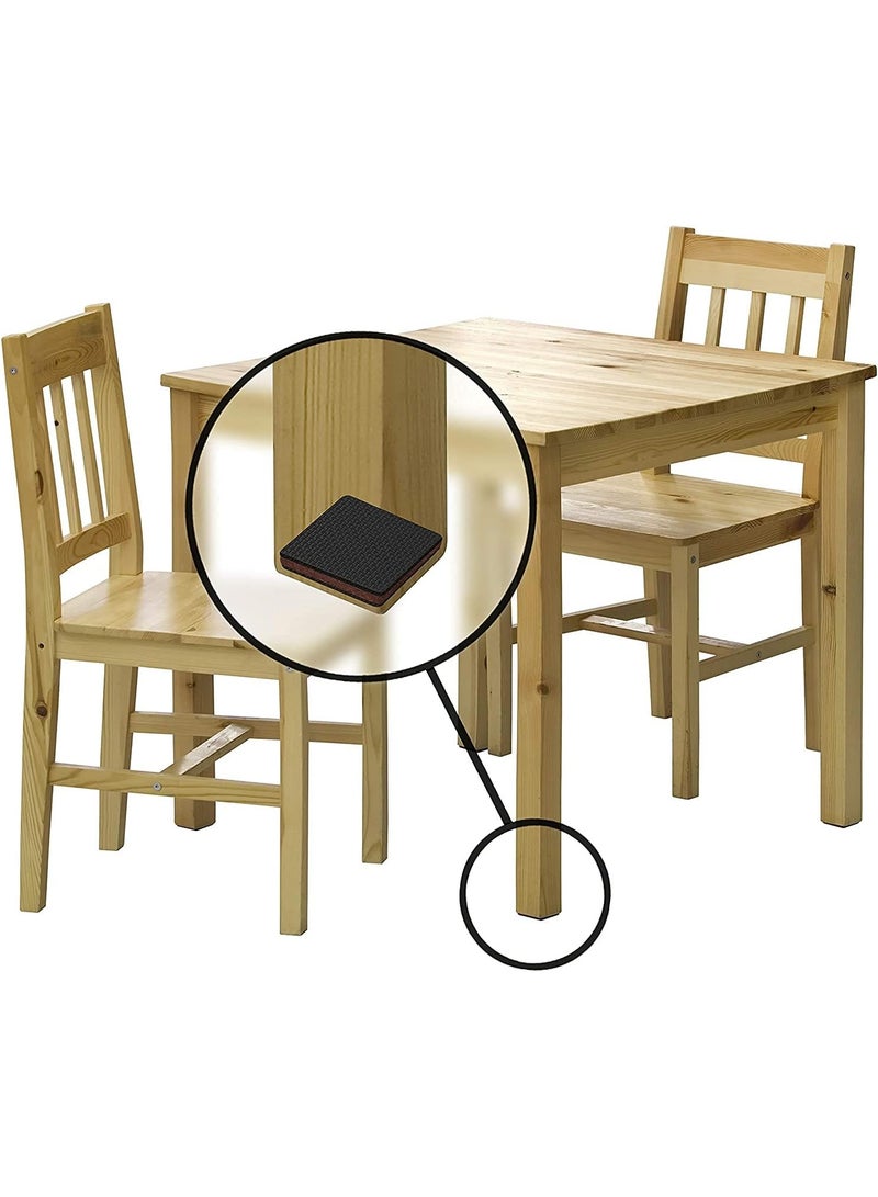 وسادات أثاث غير منسوجة ذاتية اللصق - واقيات مضادة للانزلاق وتقليل الضوضاء لأرجل الكراسي والطاولات، 30 قطعة - Image 2