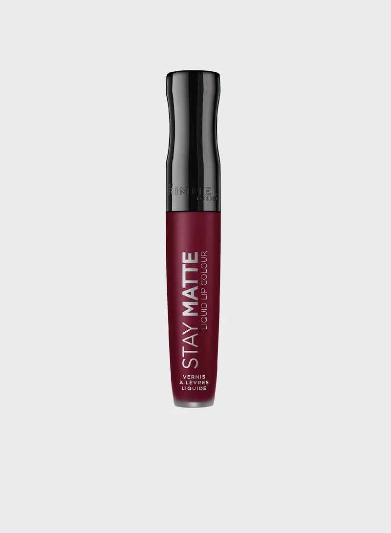 RIMMEL LONDON Rimmel Stay Matte Liquid Lip Colour – 810 – Plum This Show, 5.5ml