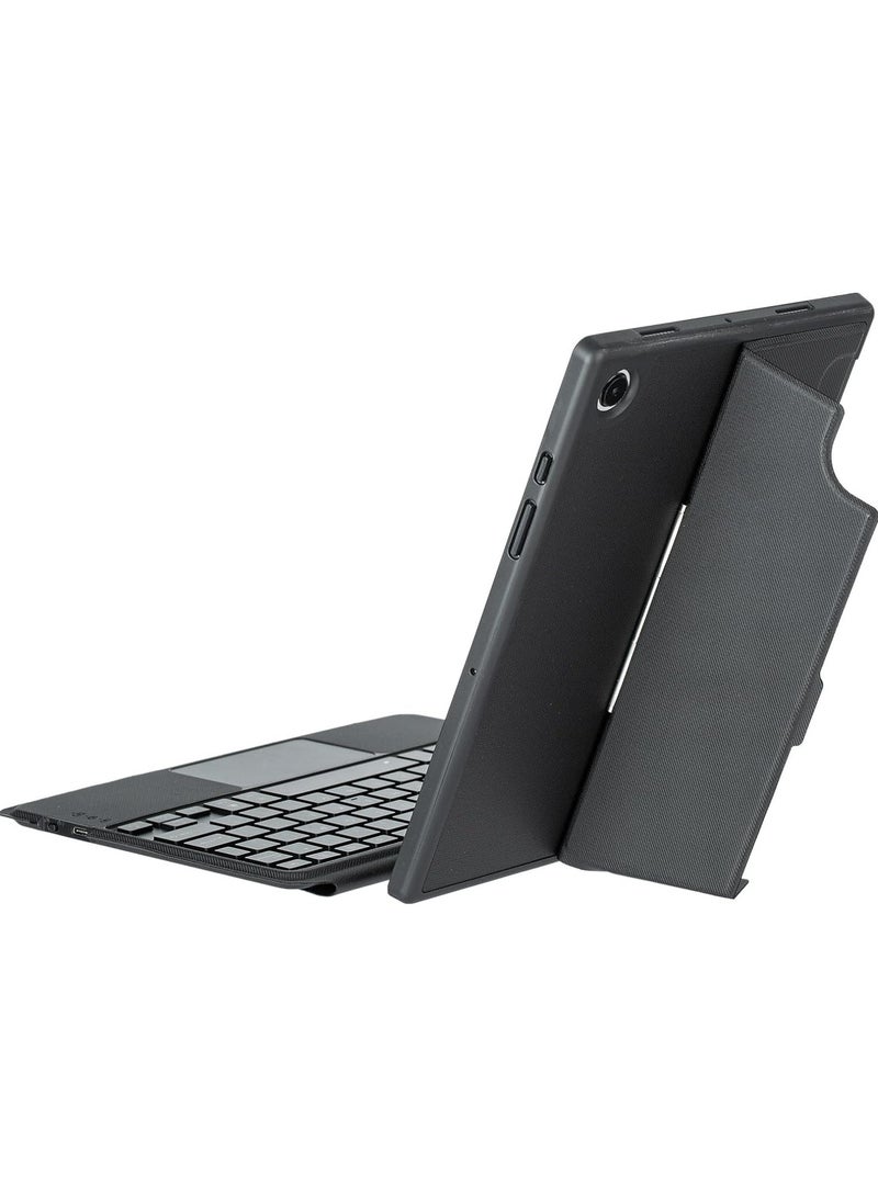 general Arabic and English Backlit Keyboard Case Compatible with Samsung Galaxy Tab S9 FE/Tab S9 11 inch 2023, 7 Colors Backlight Detachable Wireless Touched Keyboard Cover - Image 4