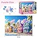 VOLUVOLU 300 Pieces Jigsaw Puzzles for Adults Color House Puzzle for Adults Children Seniors Oil Painting Style Puzzle 300 Pieces Gift for Birthday Home Decor Fun for Family Entertainment205 15 in - Image 4
