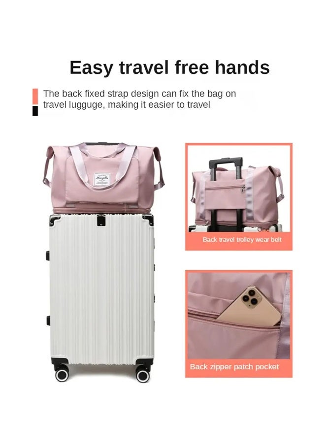 شنطة سفر دفل أوولا - زهري - Image 2