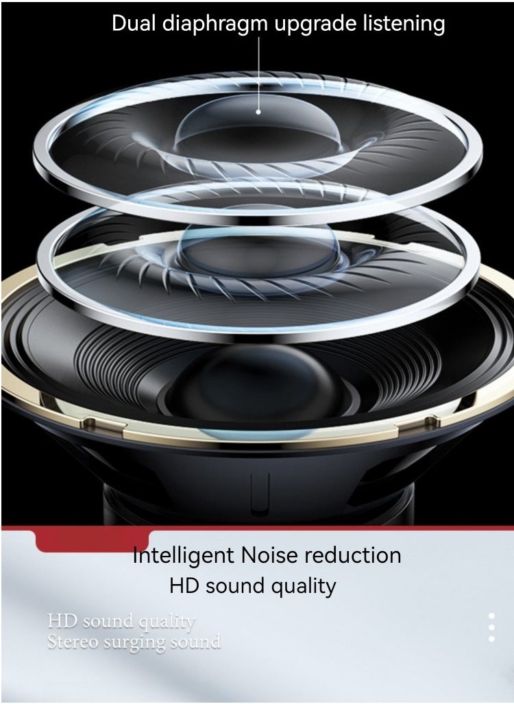 Generic Noise Canceling Bluetooth Headphones In-Ear Wireless Headphones Heavy Bass Comfort Earplugs  - Image 3