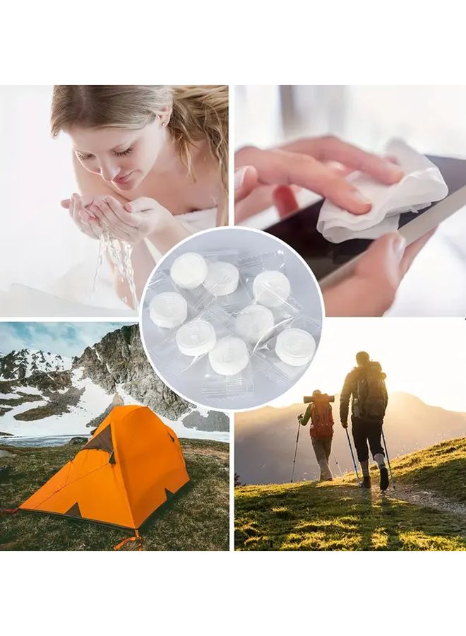 50pcs Compressed Towel Tablets For Travel Camping Home Beauty Gym Portable - Image 5