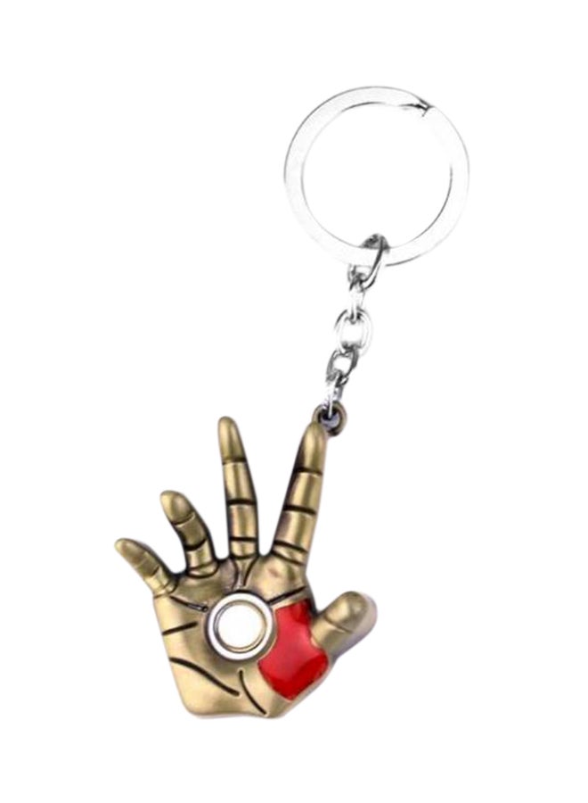 NIBEMINENT The Avengers Marvel Iron Man Palm Of Hand High Quality Metal Car Key Chain