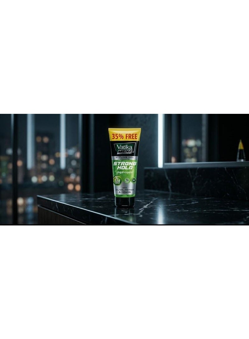 Vatika Menz Strong Hold Styling Hair Gel Spike Up Hold & Shine With Olive - 250 Ml ( packaging may vary ) - Image 5