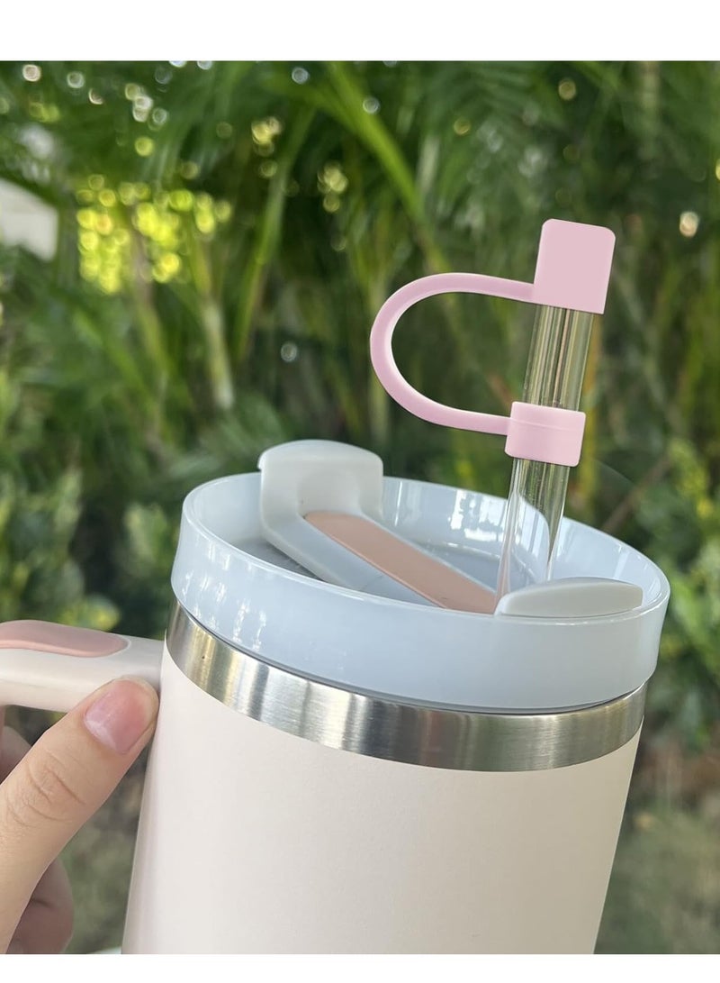 RATSAW 5Pcs Silicone Straw Covers Compatible with Stanley Cups Dust Proof Straw Caps for Tumblers and Water Bottles  - Image 3
