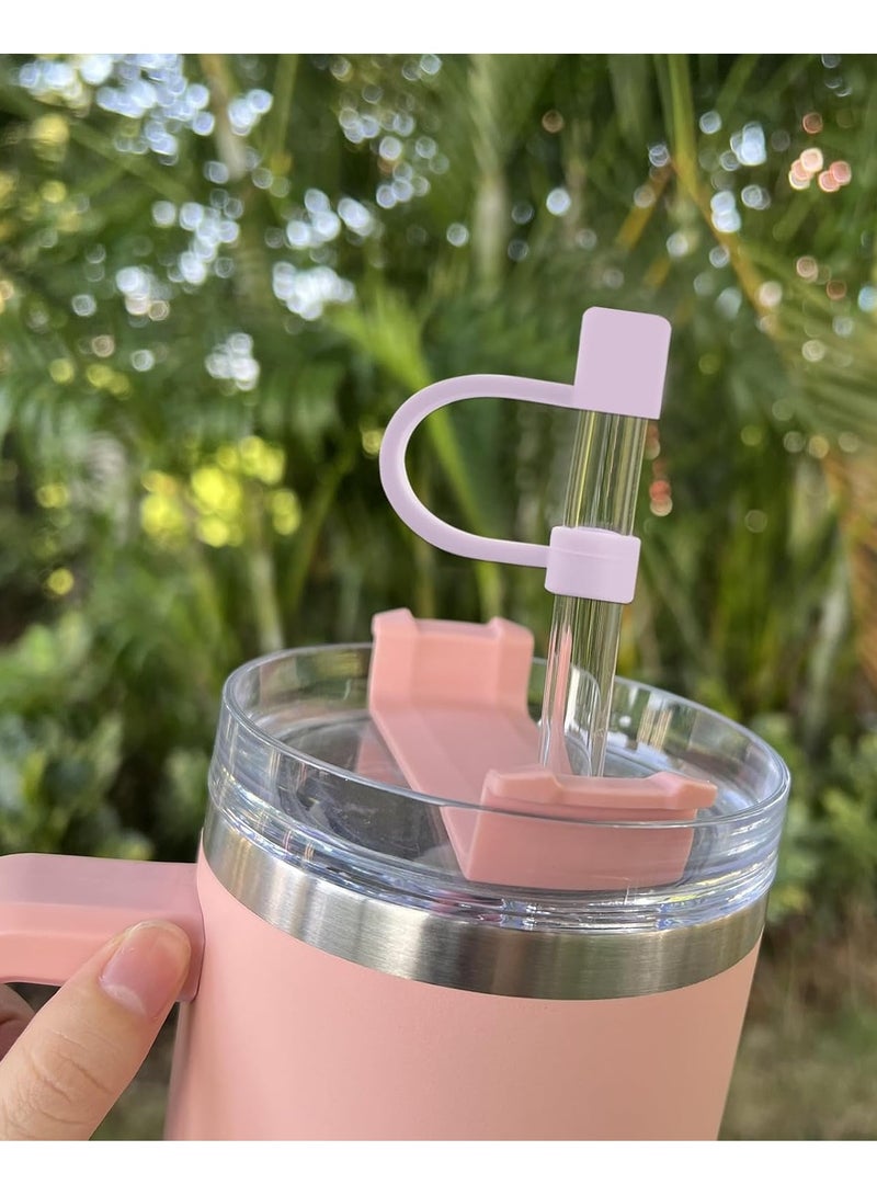 RATSAW 5Pcs Silicone Straw Covers Compatible with Stanley Cups Dust Proof Straw Caps for Tumblers and Water Bottles  - Image 4