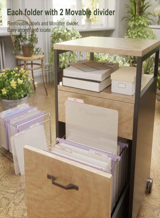 EcoStash Extra Capacity Hanging File Folders, 4.72" Reinforced Wheat Straw Expanding Hanging Folder Letter Size, Heavy Duty for Filing Cabinets, File Organizer for Office & Home-Lavender Purple3 Packs - Image 3