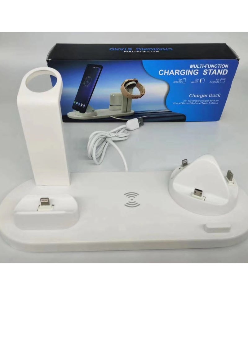 Generic - Professional Fast Wireless Charger for Apple iPhone,/Android/Smartwatch and Air Pods - Image 1