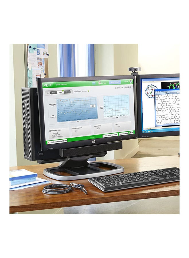 HP Speaker Bar With USB And Audio Cable Black - Image 3
