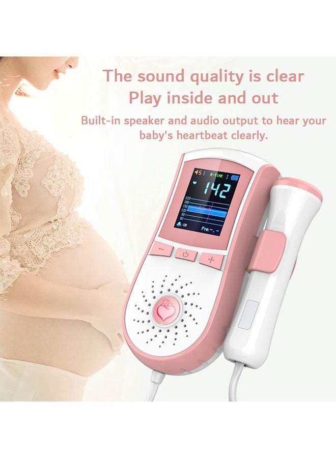 general Ultrasound Doppler Fetal Heart Rate Monitor, Prenatal Heartrate Monitor, with LCD Screen - Image 5