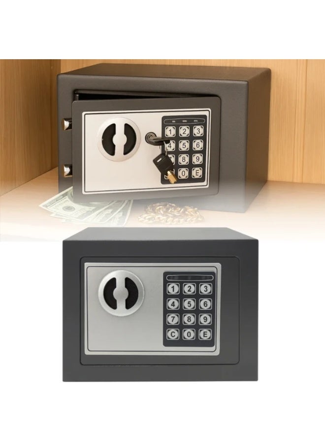 Digital Electronic Security Safe Box T-17, Electronic Keypad Lock with Manual Override, Durable, Secure Storage for Valuables & Documents - Image 5