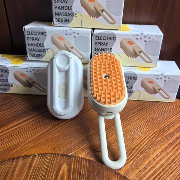 ABTER Pet Grooming Steam Brush 3in1 Combing Washing and Massage Functions - Image 3