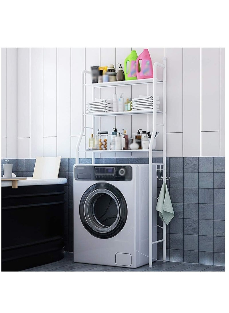 إلترازون 3 Layer Metal Washing Machine Storage Shelf Rack,Space Saver Shelf Organizer Holder - Image 1