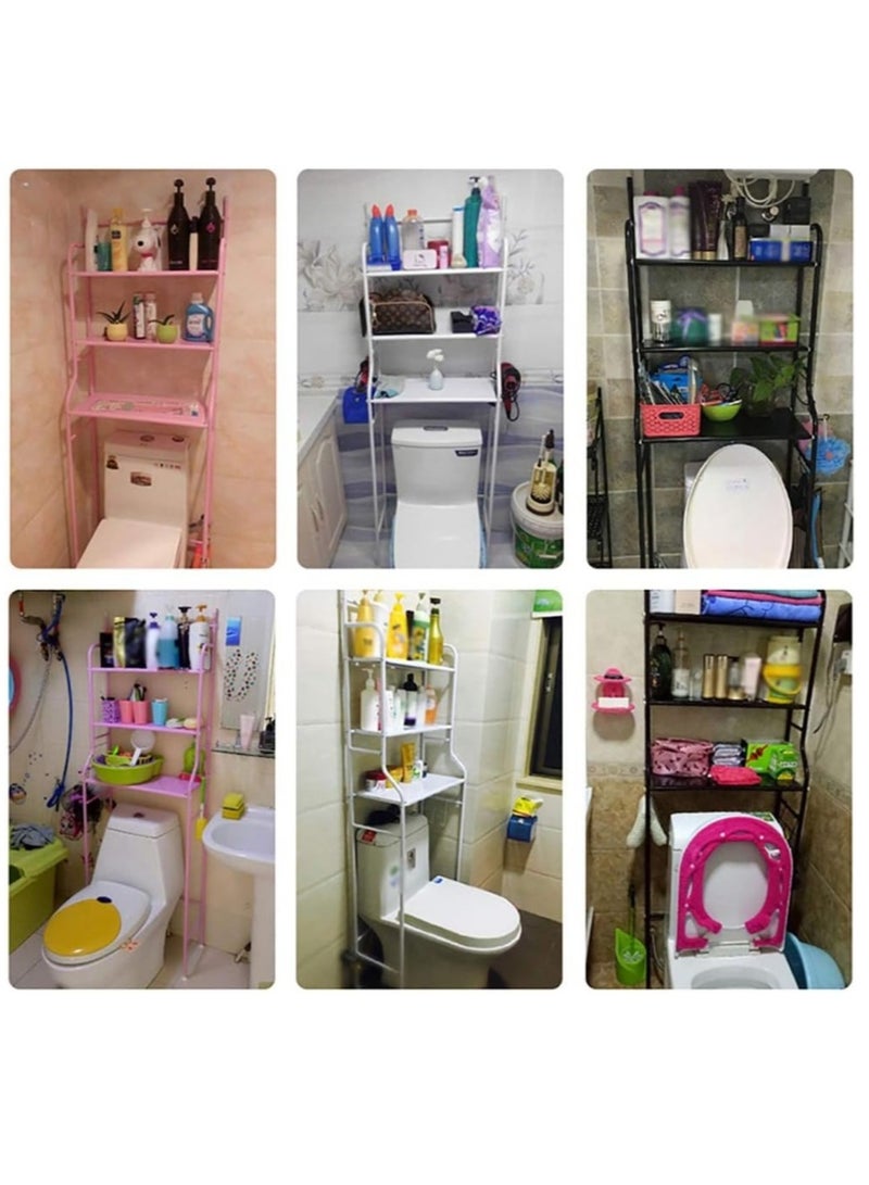 إلترازون 3 Layer Metal Washing Machine Storage Shelf Rack,Space Saver Shelf Organizer Holder - Image 3