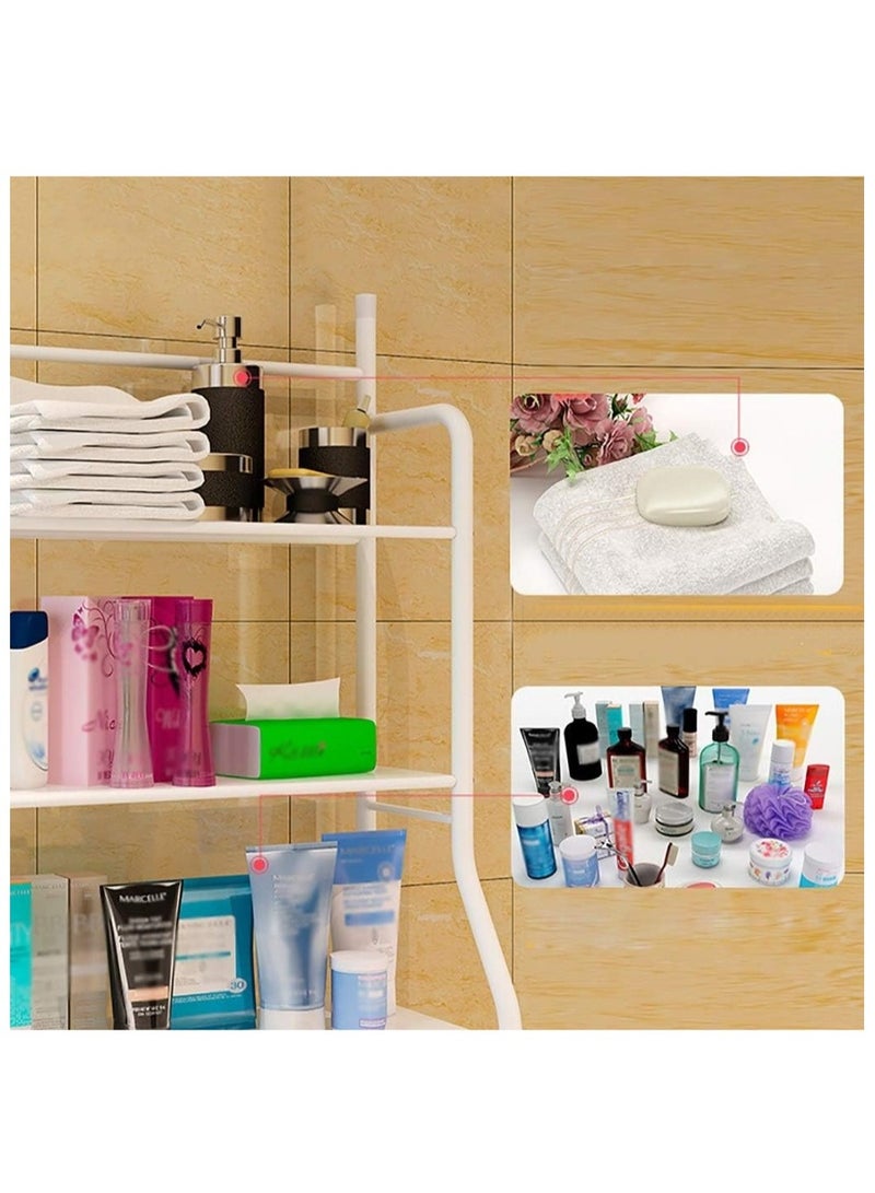 إلترازون 3 Layer Metal Washing Machine Storage Shelf Rack,Space Saver Shelf Organizer Holder - Image 5