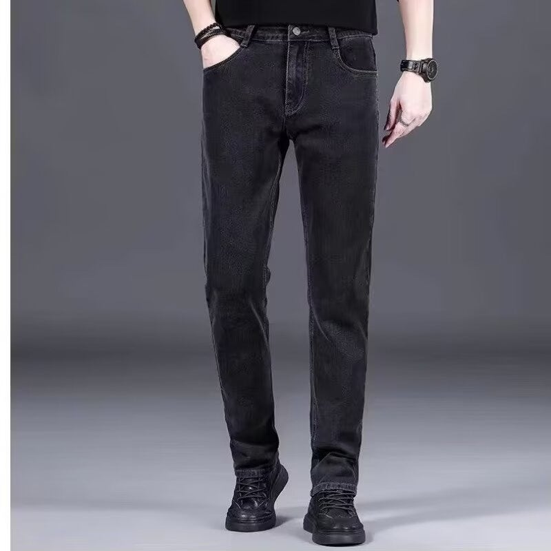 Unisex Classic Denim Jeans Loose Fit Daily Outdoor Wear - Image 5