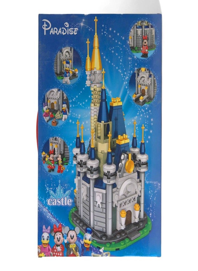 Disney Paradise Castle Mickey Mouse and Friends Building Blocks 556 Pieces - 918