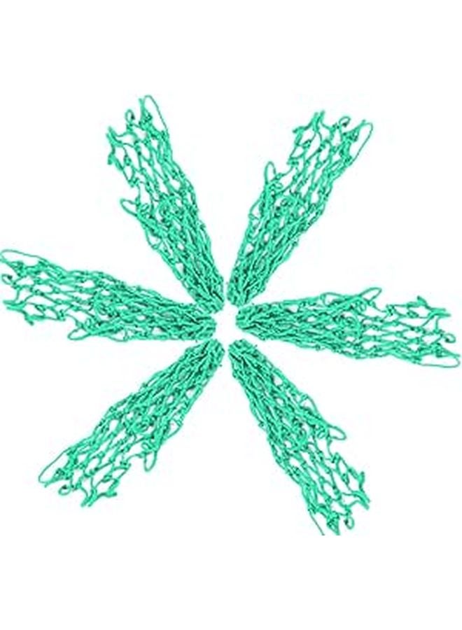 High Quality Green Nylon Mesh Pocket Replacement Set Of 6 For Pool Tables 10.6 Inches - Image 1