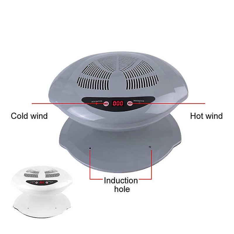 Nail Dryer: Adjustable Dual Hot Cold Modes, Smart Sensor, Durable ABS Plastic - Wide Air Outlet, Gradient LED Lights for Professional Salon Use - Image 3