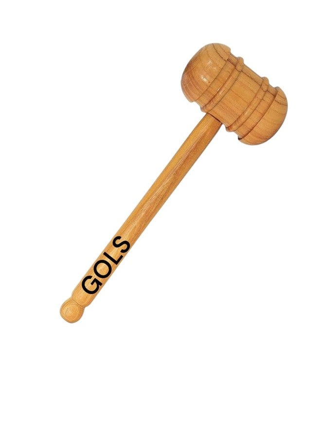 GOLS Cricket Bat Double Side Knocking Wooden Mallet (Hammer), Natural Colour Pack of 1 - Image 1
