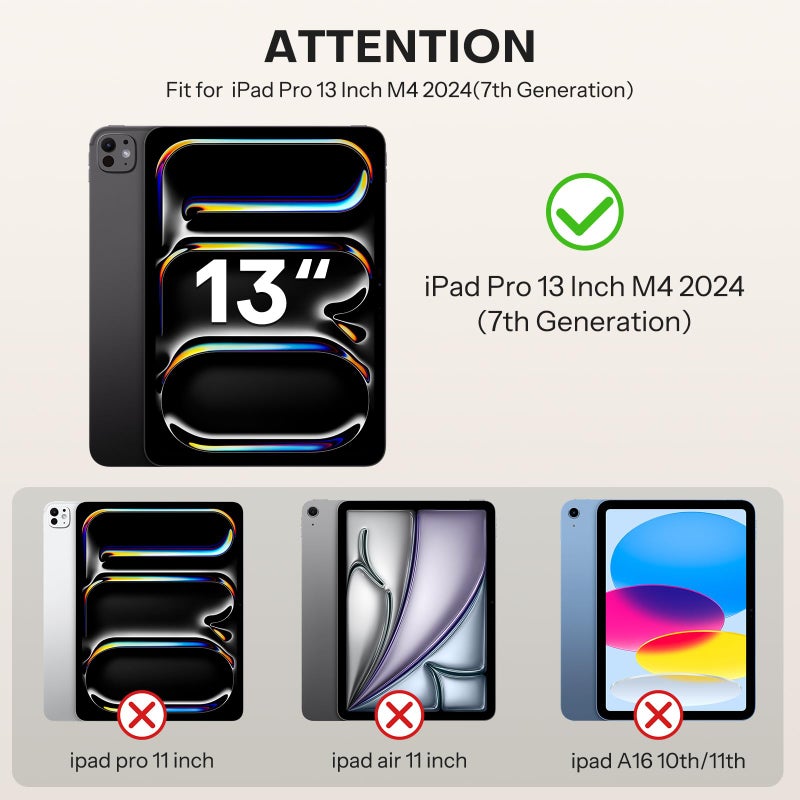 Omoton حماية شاشة ورقية OMOTON PAPERSENSE لجهاز iPad Pro 13 بوصة M5/M4 (الجيل 8/7، 2025/2024)، زجاج مقسى بطبقة غير لامعة مع صينية تركيب سهلة خالية من الغبار، دعم قلم أبل، مضاد للتوهج، عبوة من 2 - Image 2