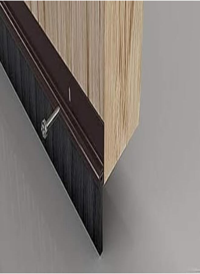 Beorol Beorol Beorol-Brush type door draft guard to reduce dust & dirt- Brown 
