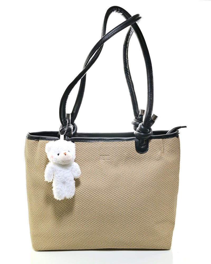 MOMO BG-W-TOT001 - STYLISH WOMEN'S SHOULDER TOTE BAG WITH CHARM - Image 1
