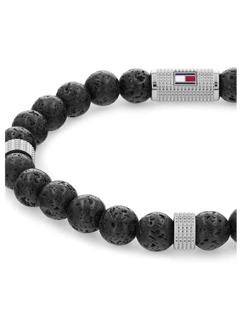 تومي هيلفيغر Tommy Hilfiger Men's Multicolor Stone Bracelet - 2790435